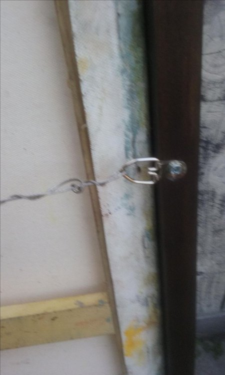 "Swallow Over City" - Back of artwork