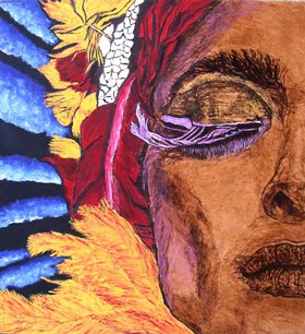 Spiritual Healing by Millis Pyrography
