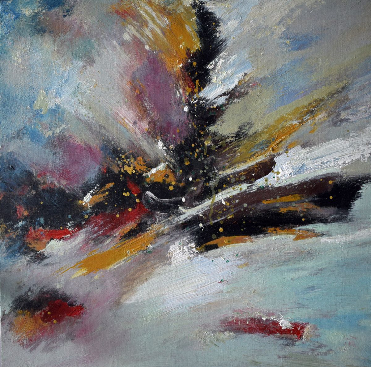 Abstract Feeling (2013) Acrylic painting by David Rosh Artfinder