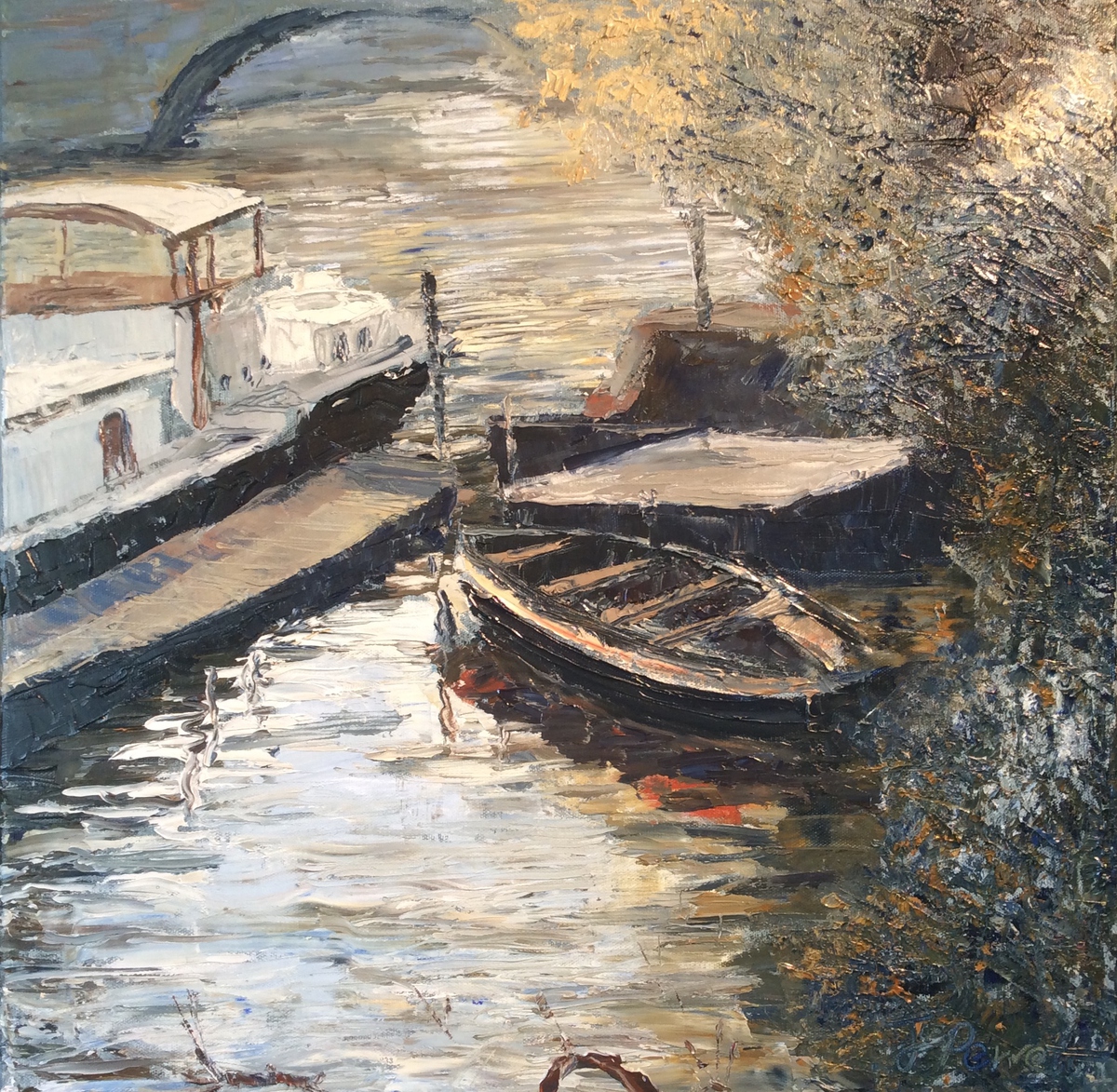 Stratford Upon Avon (2016) Oil painting by Jean Perrett Artfinder